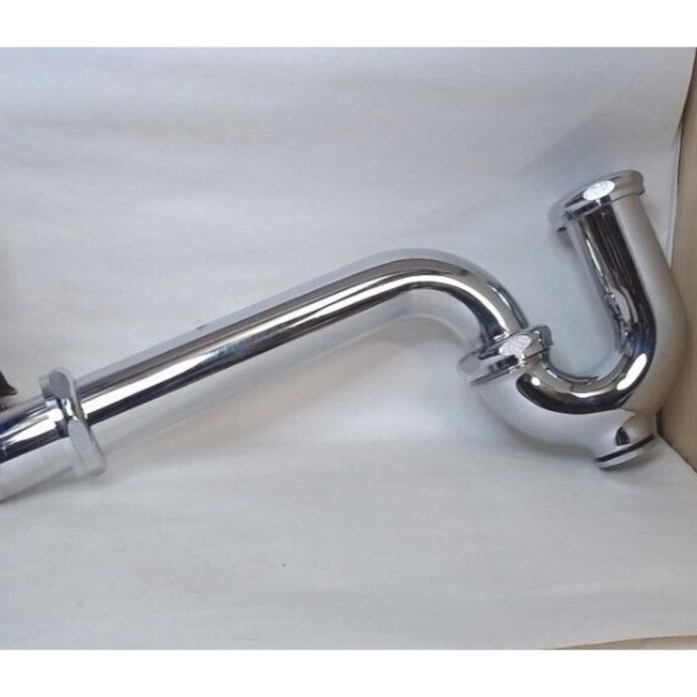 P-Trap 1-1/4 McGuire Commercial grade 17g 8872c 1-1/4 in.Cast Brass/clean out